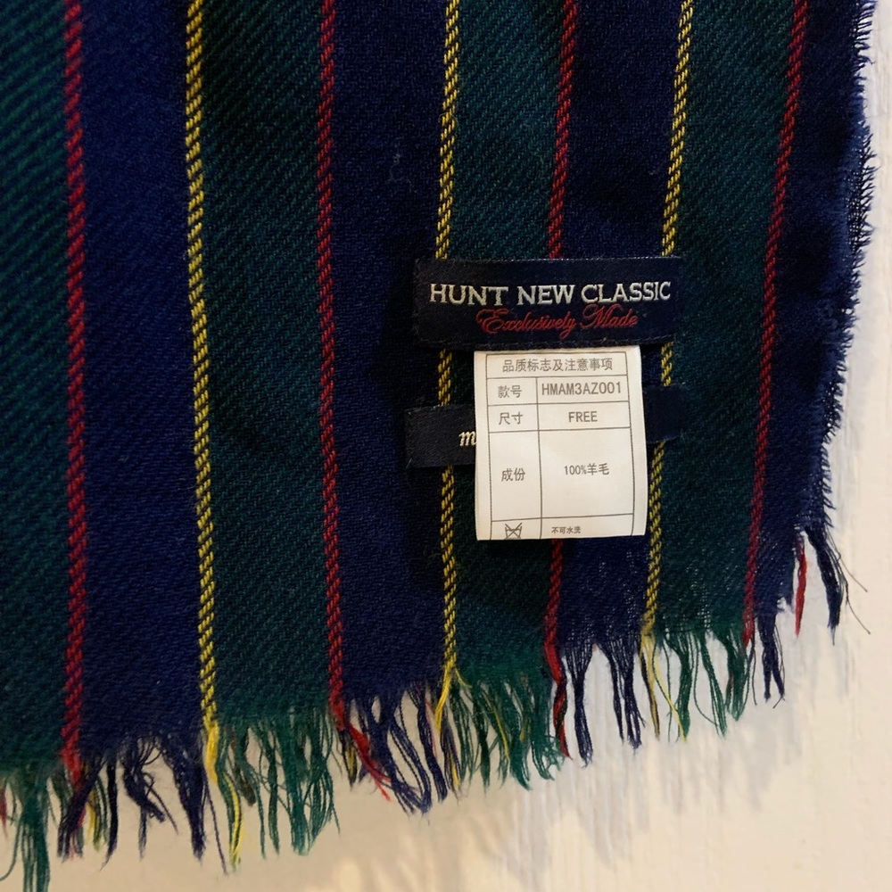 Men's wool scarf